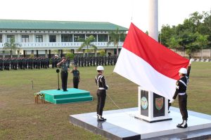 Danrem 045/Gaya Bacakan Amanat Panglima TNI Dalam Upacara 17-an