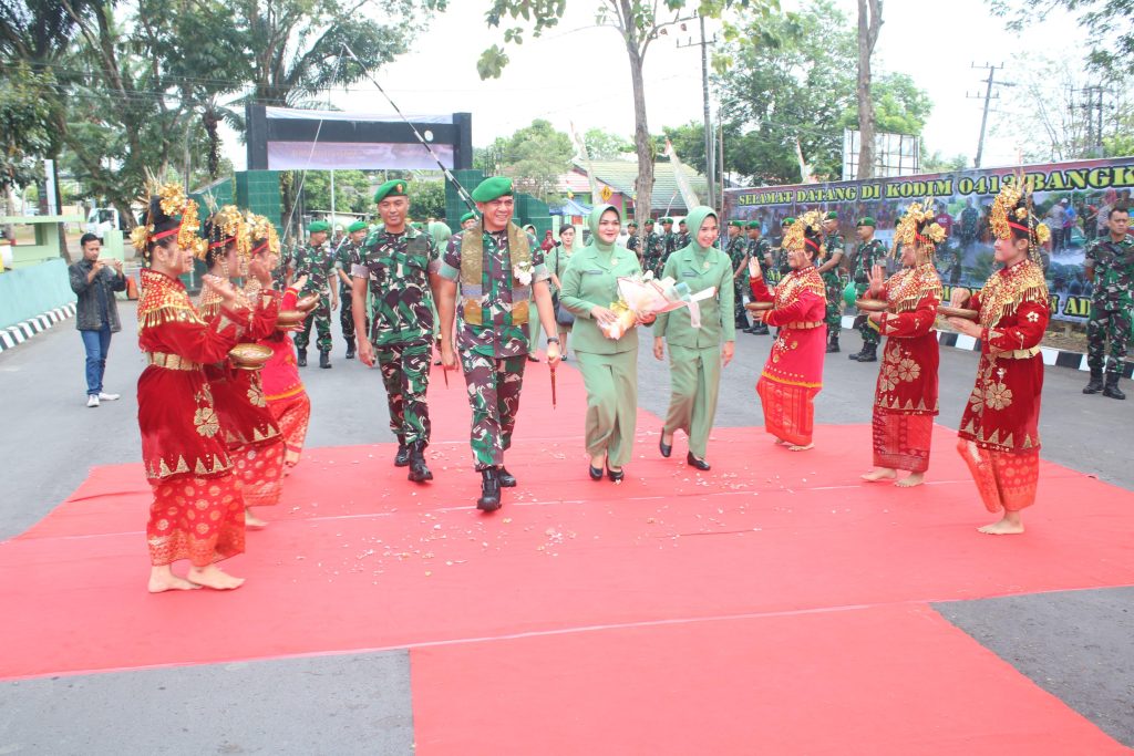 Danrem 045/Garuda Jaya Kunjungi Kodim 0413/Bangka