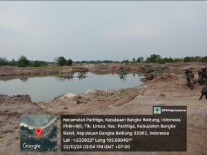 11 Unit Ponton Isap Produksi PIP Ilegal Kembali Hancurkan  Kawasan Hutan Lindung HL Pasir Kuarsa