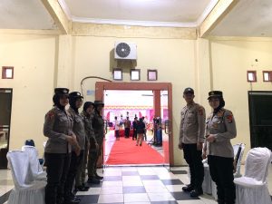 Kepolisian Resor Bangka Barat Amankan Debat Ke Dua Paslon Bupati 2024