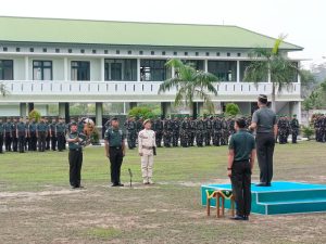 Danrem 045/Gaya Bacakan Isi Amanat KASAD,Pada Upacara 17-an Bulan November.