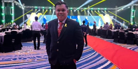 H Rachmat Hidayat J Resmi Dilantik Sebagai Pemimpin Kompartemen Energi Bidang III DPD HIPMI Sulsel