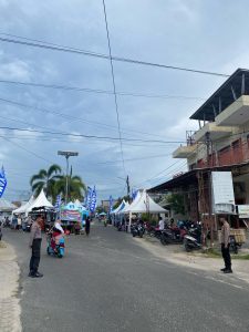 Polres Bangka Barat Laksanakan Pengamanan Pasar Ramadhan