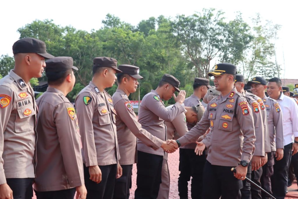 Hangatnya Momen Halal Bihalal di Polres Bangka Barat, Kapolres Tekankan Semangat Kebersamaan Pasca Idul Fitri