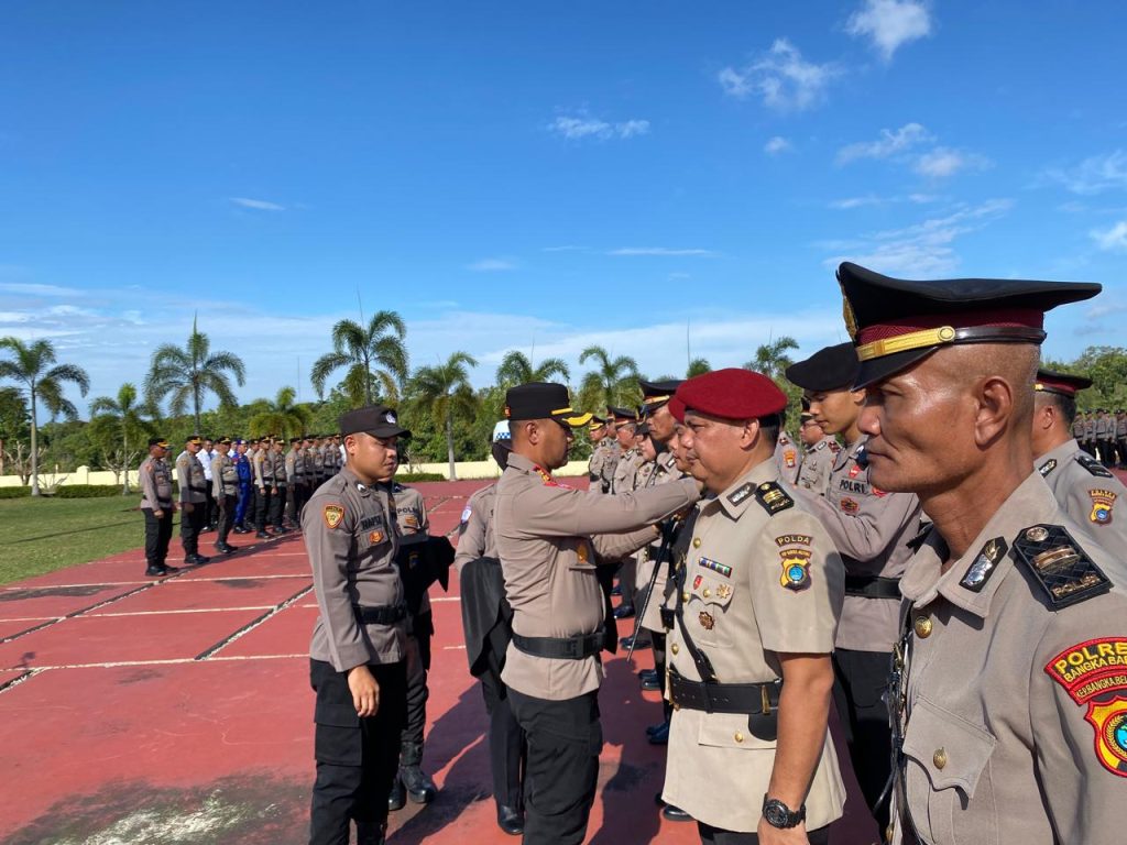 Upacara Sertijab Perwira Polres Bangka Barat, AKBP Pradana: Mutasi Bukan Hal Biasa, Tapi Penajaman Kinerja