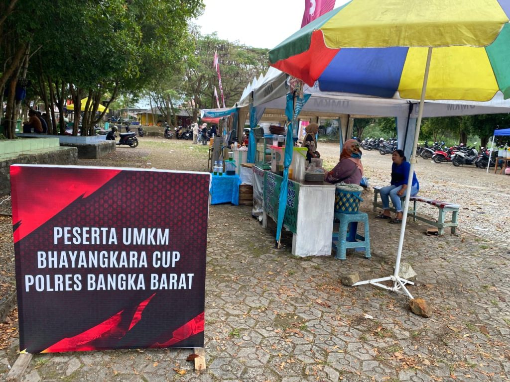 Kapolres Bangka Barat, Banjir Ucapan Terima Kasih dari peserta UMKM